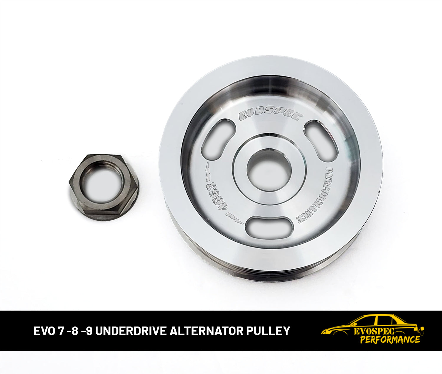Evo 7 -8 -9 Underdrive Alternator pulley image 0