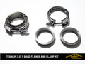3.0 inch V band flange and clamp kit image 0