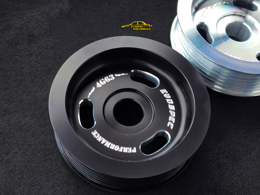 Evo 7 -8 -9 Underdrive Alternator pulley image 7