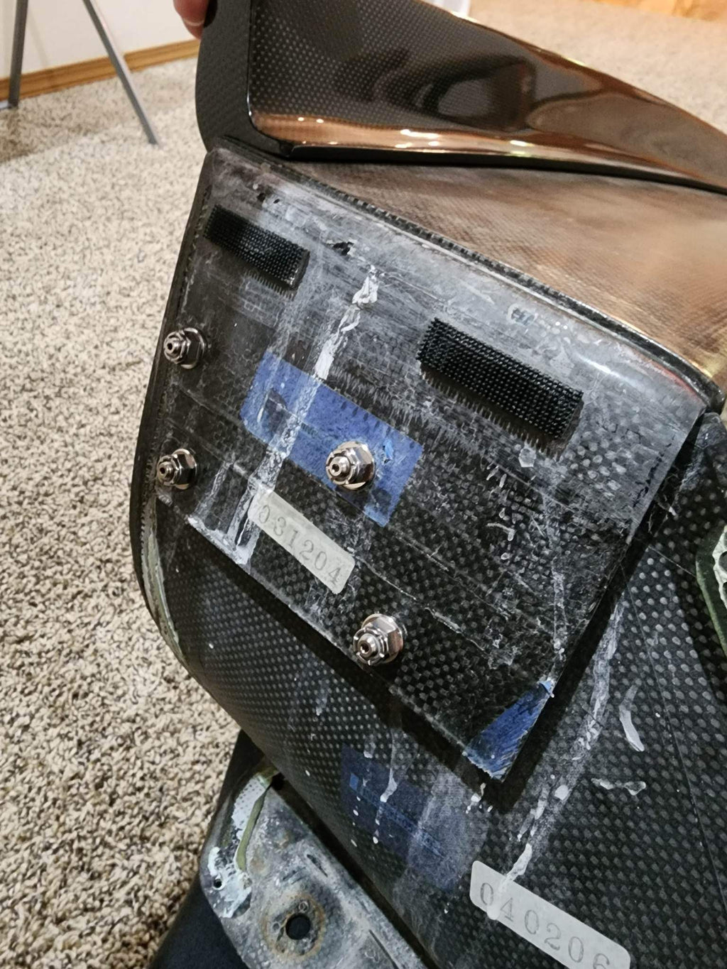 EVO 8 Titanium Wing Hardware image 7