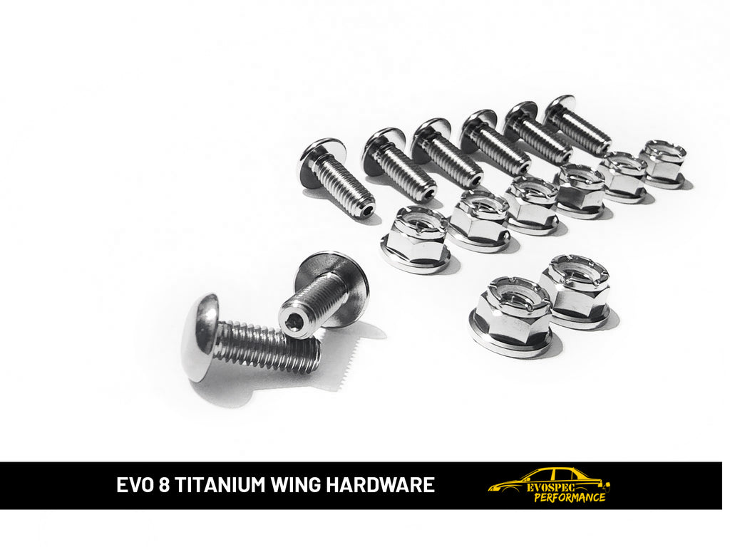 EVO 8 Titanium Wing Hardware image 2