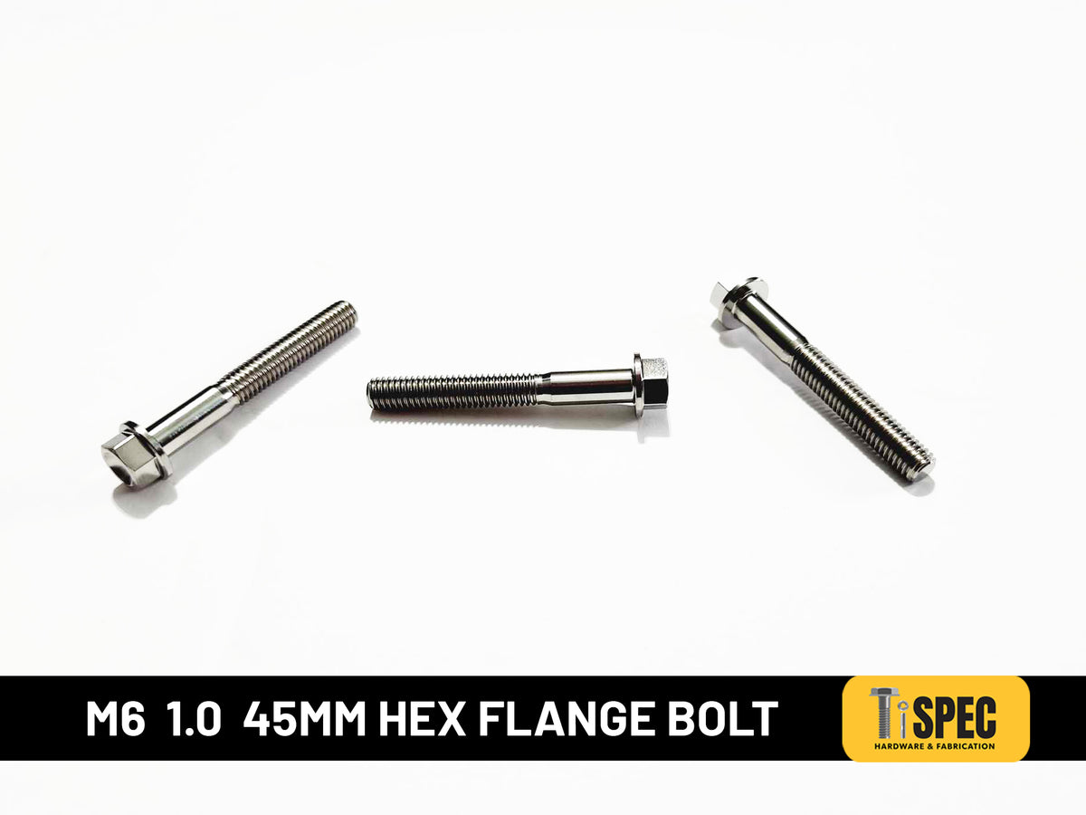 M6 Hex flange Bolt 1.0 45mm image 0