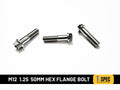 M12 Hex flange Bolt 1.25 50mm image 0