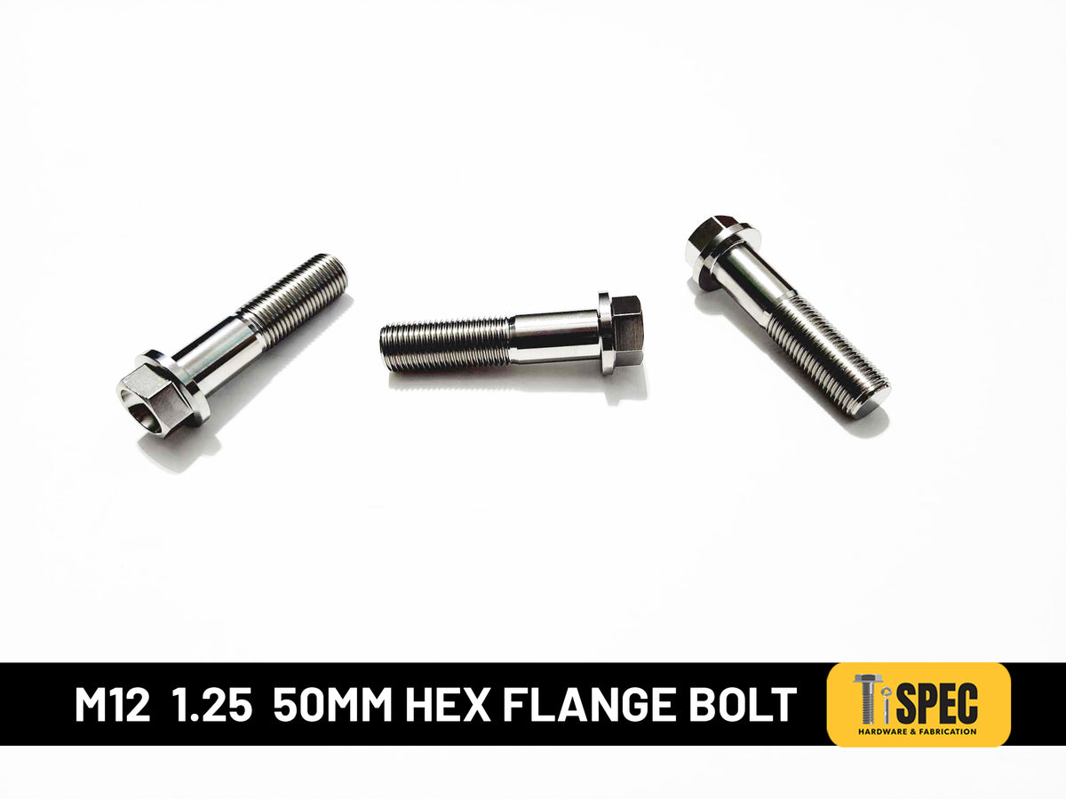 M12 Hex flange Bolt 1.25 50mm image 0