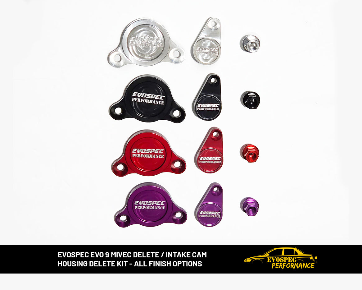 EvoSpec Evo 9 mivec delete / intake Cam housing delete kit