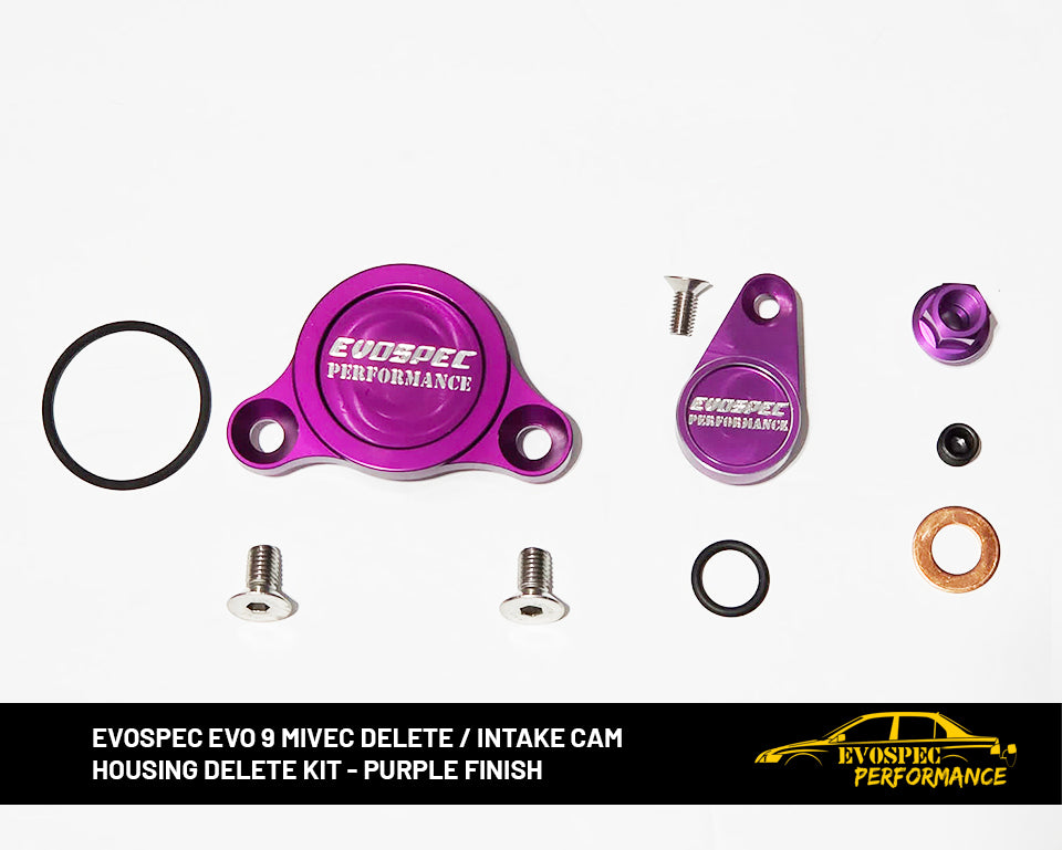 EvoSpec Evo 9 mivec delete / intake Cam housing delete kit