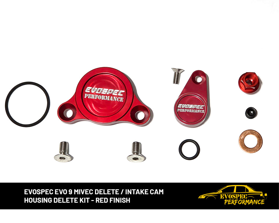 EvoSpec Evo 9 mivec delete / intake Cam housing delete kit