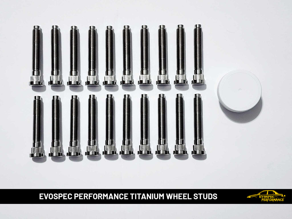 M12 1.5 80mm titanium extended wheel studs image 0