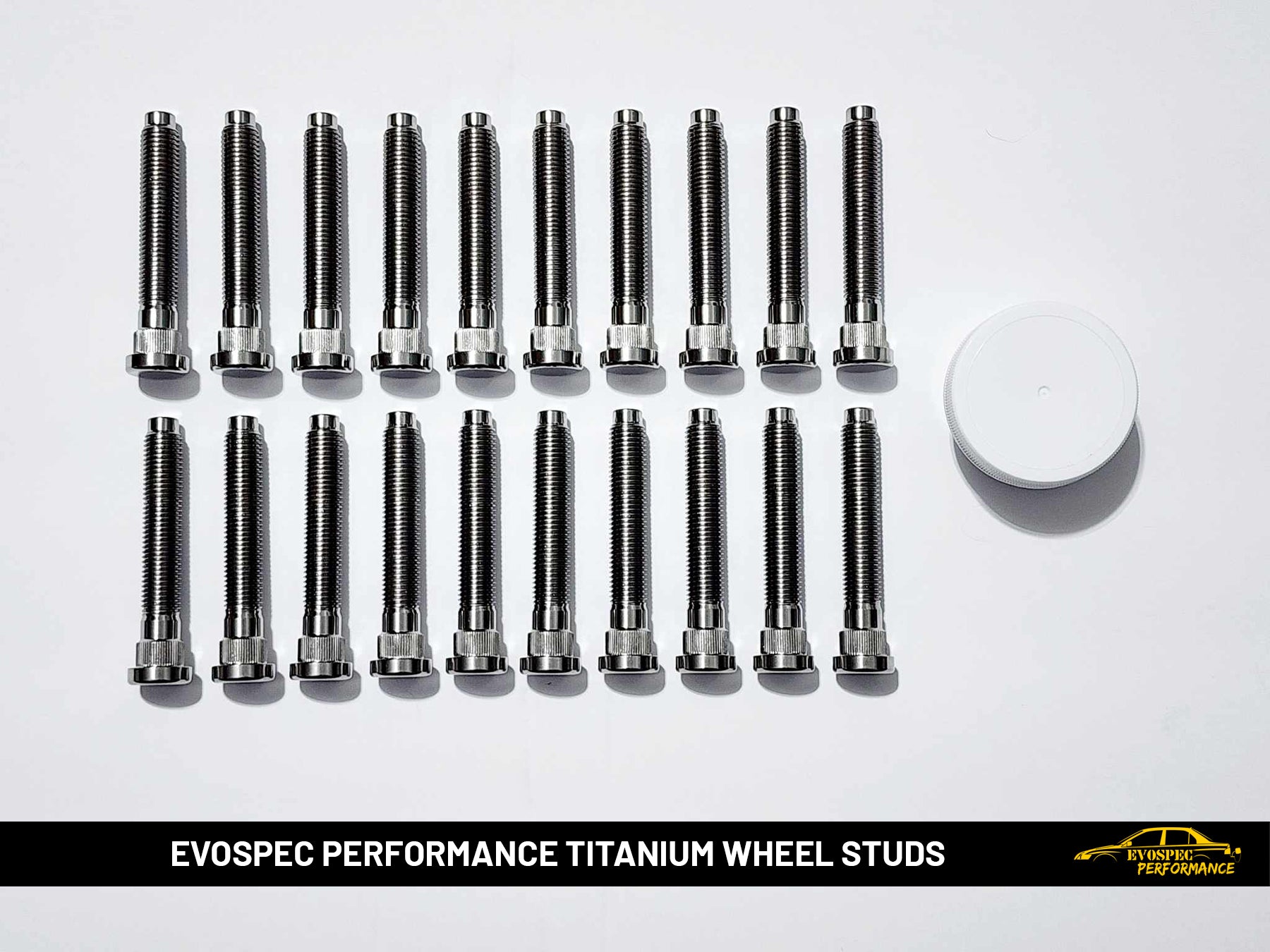 M12 1.5 80mm titanium extended wheel studs image 0