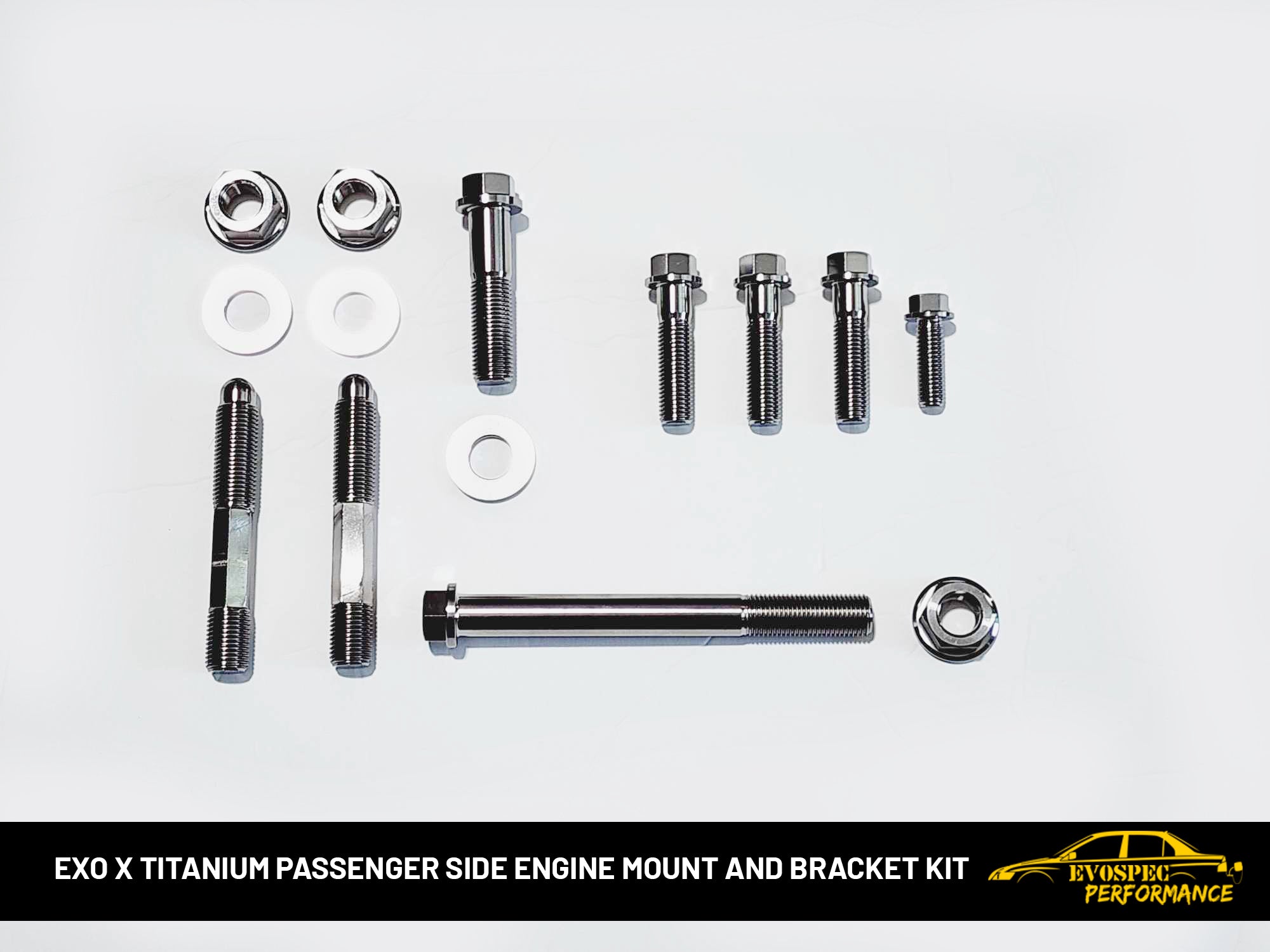 Exo X Titanium Passenger Side Engine Mount and Bracket kit image 0