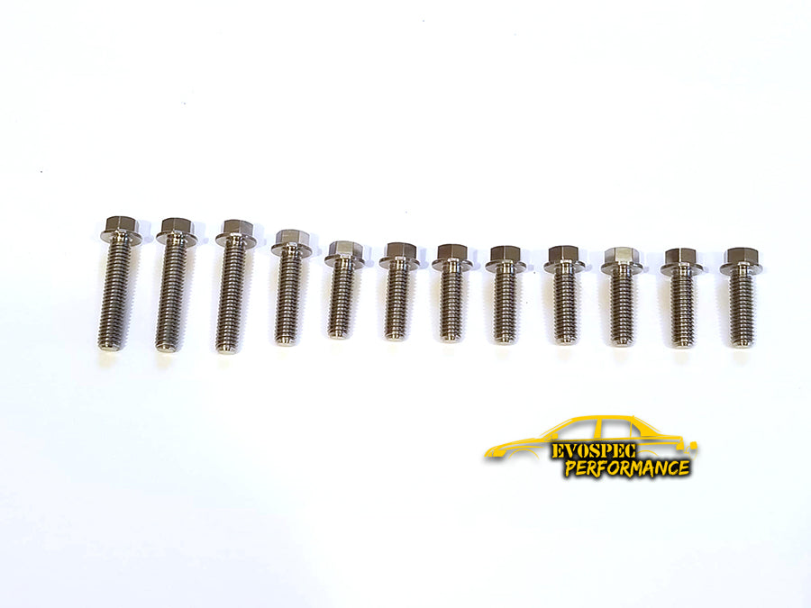 Evo 7/8/9 Complete Titanium Timing Cover kit image 0