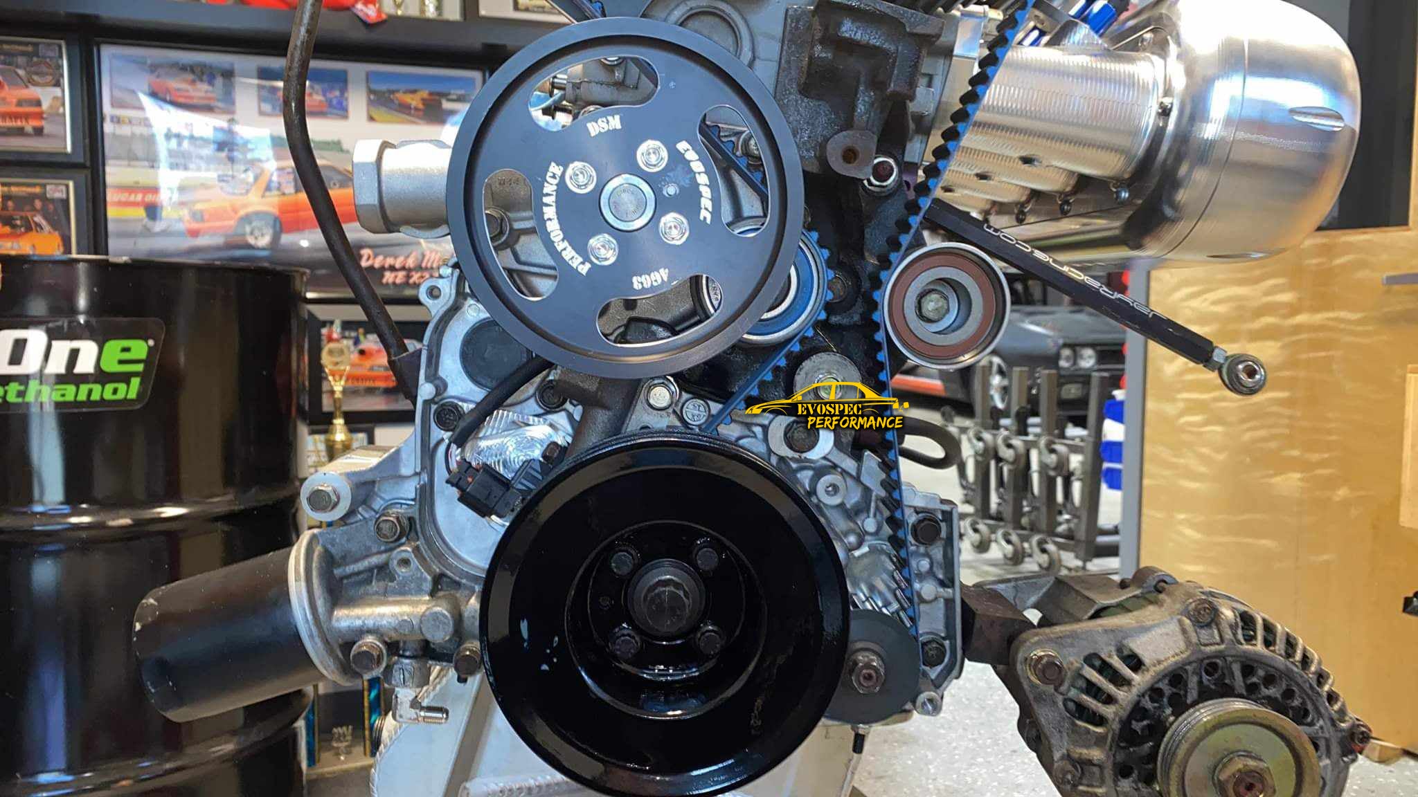 Billet Aluminum Underdrive Water Pump Pulley - DSM 1G/2G Evo 1 to 3 image 5