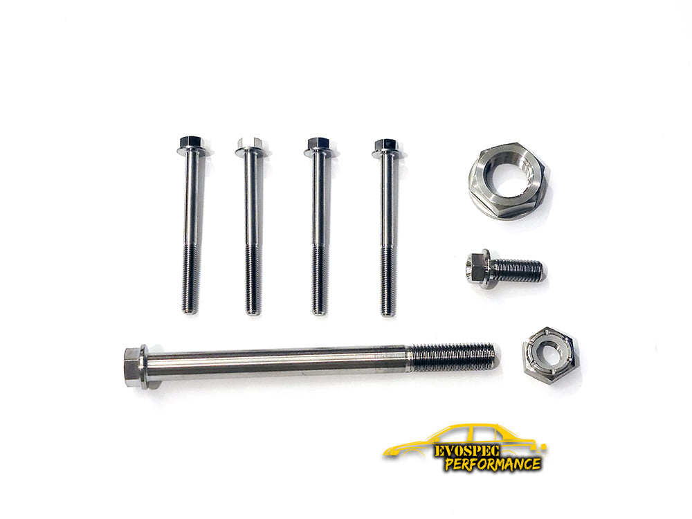 Evo 7/8/9 Titanium Alternator Hardware kit image 0