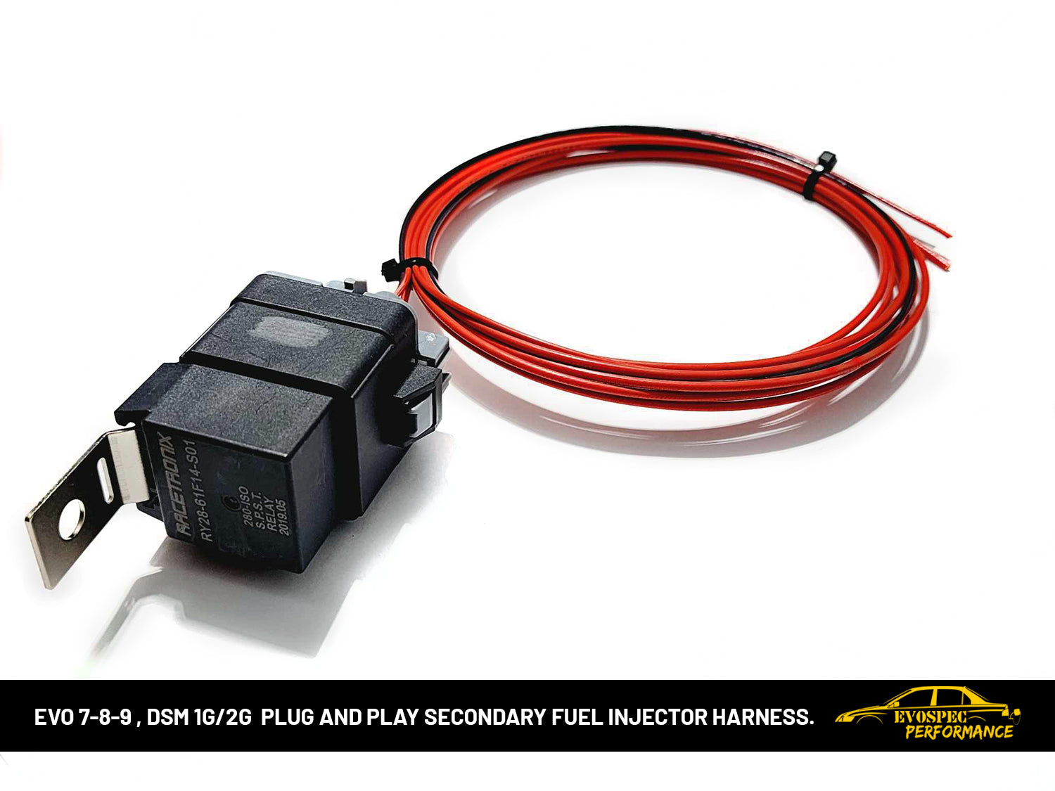 Evo 7-8-9 plug and play secondary fuel injector harness image 4