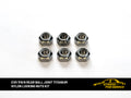 Evo 7/8/9 Rear Ball Joint Titanium Nylon Looking Nuts kit. image 0