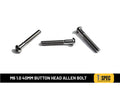 M6 1.0 40mm button head Allen bolt image 0