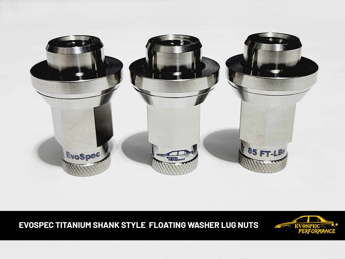 EvoSpec TITANIUM SHANK style floating washer lug nuts image 2