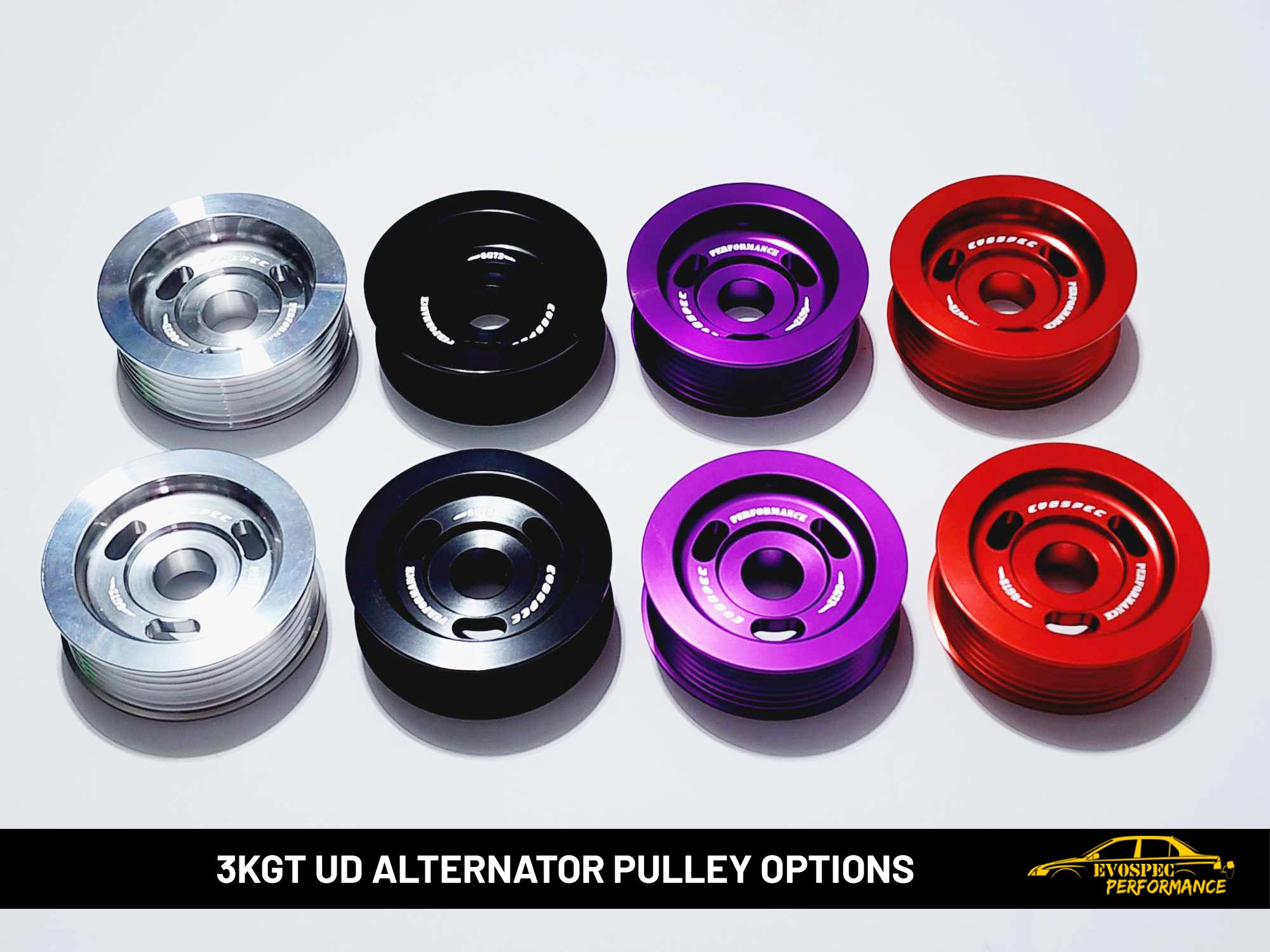 3KGT / 6G72 UD alternator pulley image 3