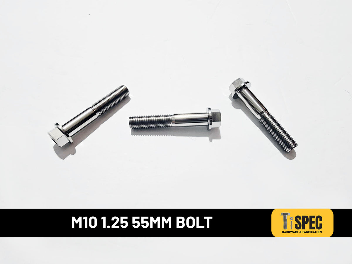 M10 Hex Flange Bolt 1.25 55mm image 0