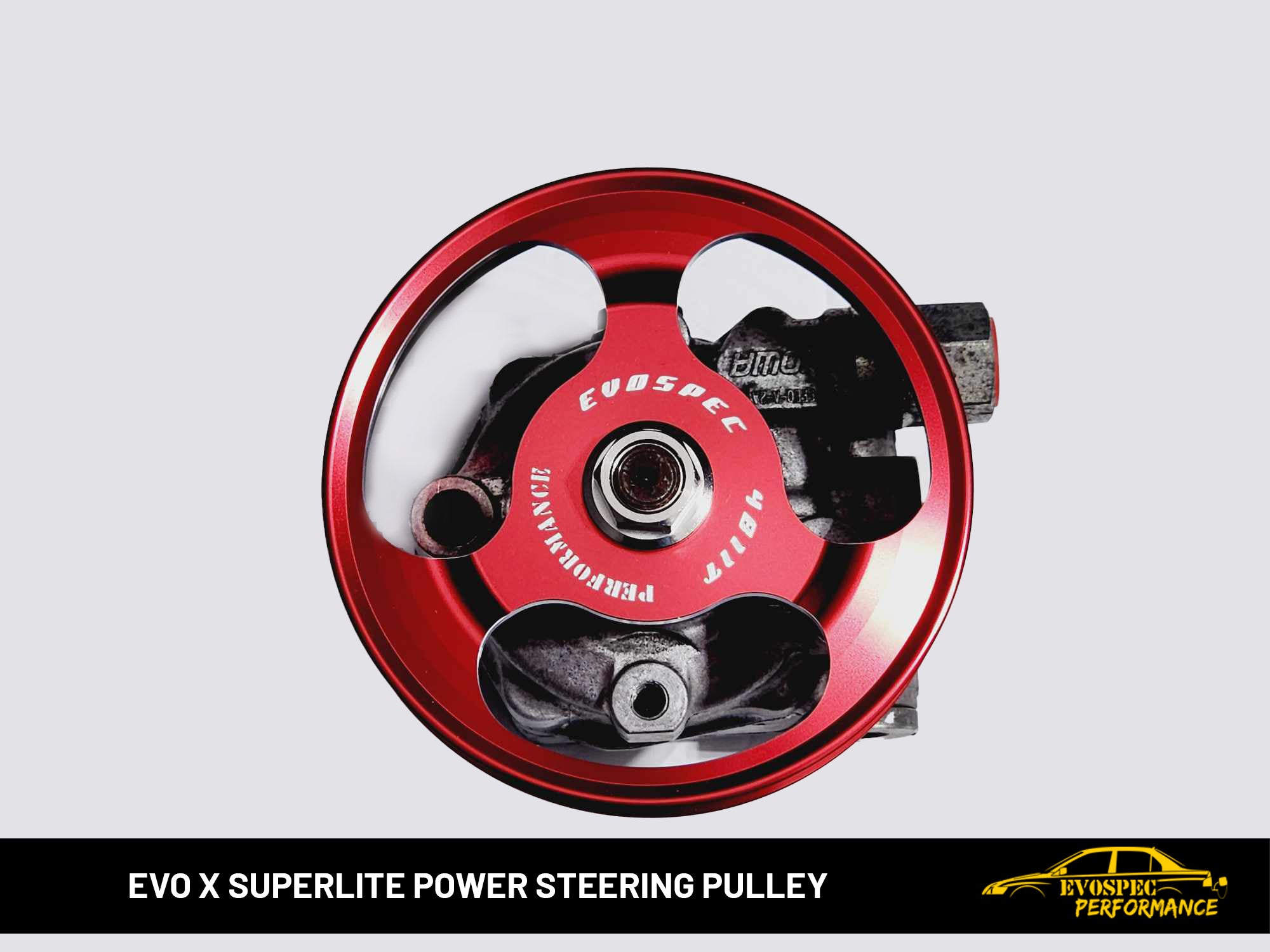 Evo X Superlite Power Steering Pulley image 9