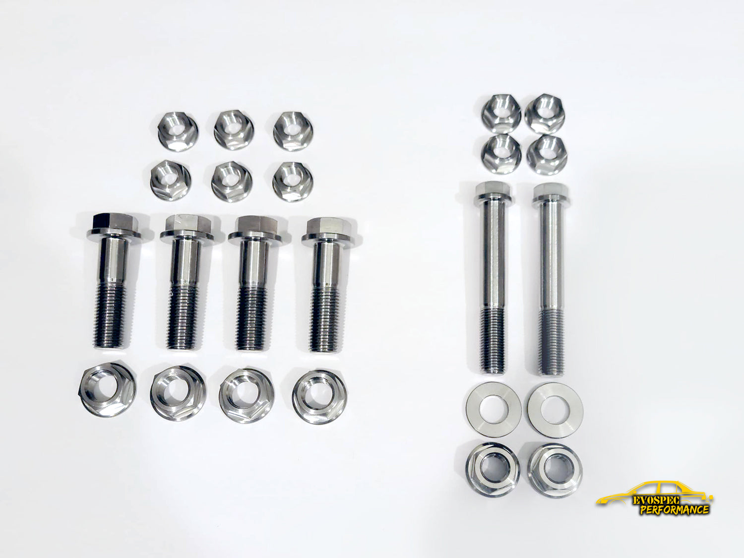 Evo 7/8/9 Complete Titanium Front and Rear Strut hardware kit image 0