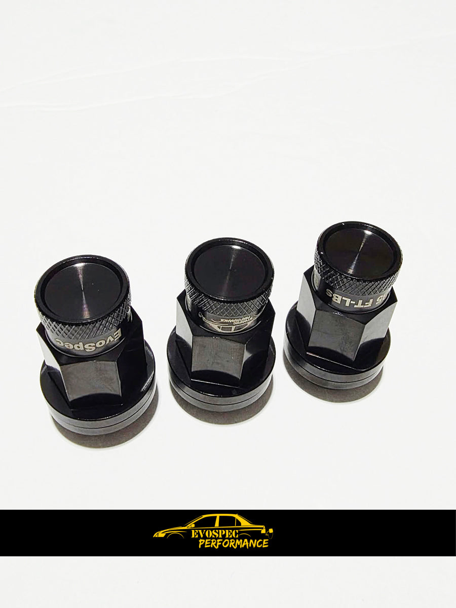 EvoSpec TITANIUM 60 degree tapered style floating washer lug nuts