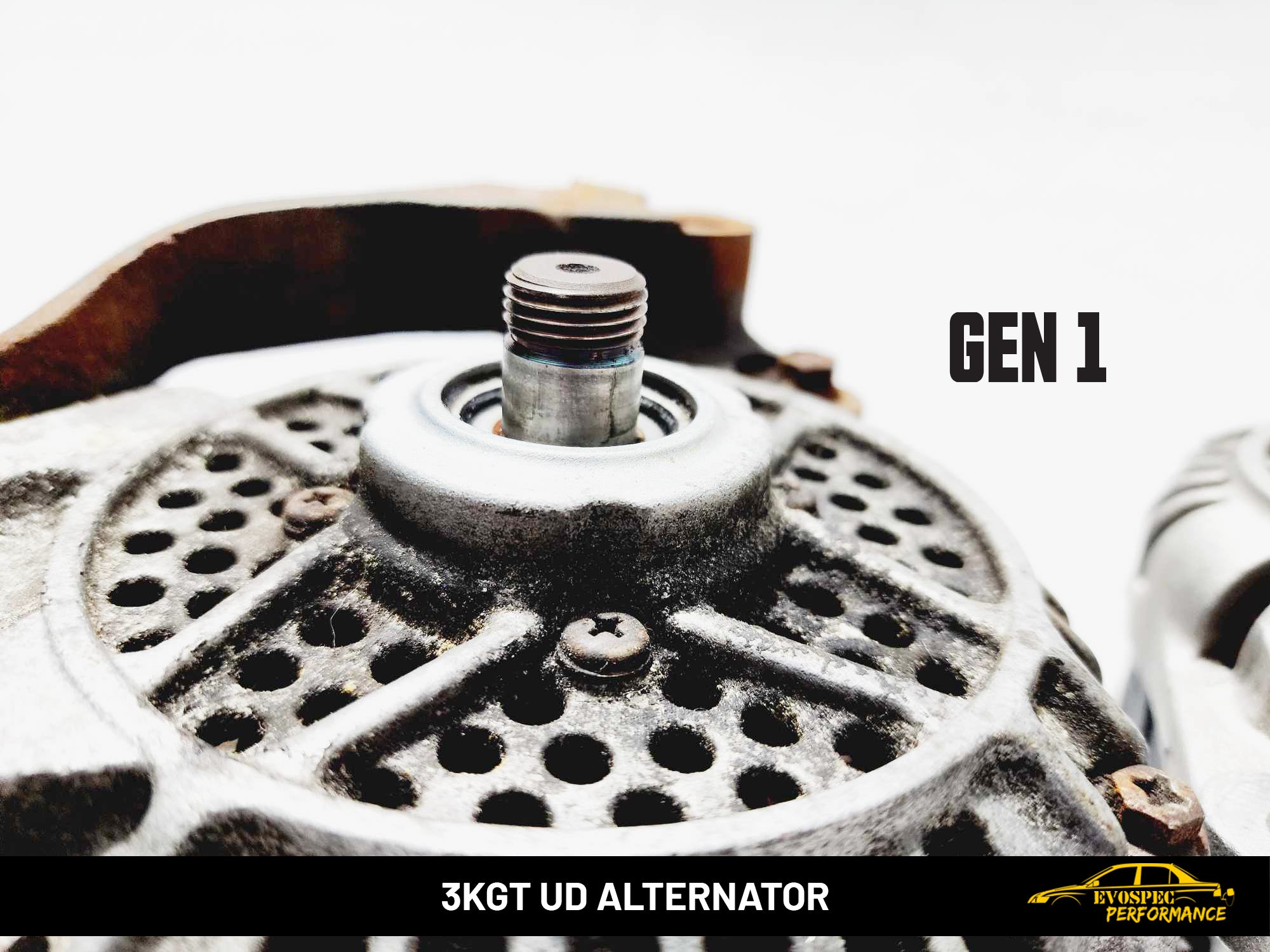 3KGT / 6G72 UD alternator pulley image 10