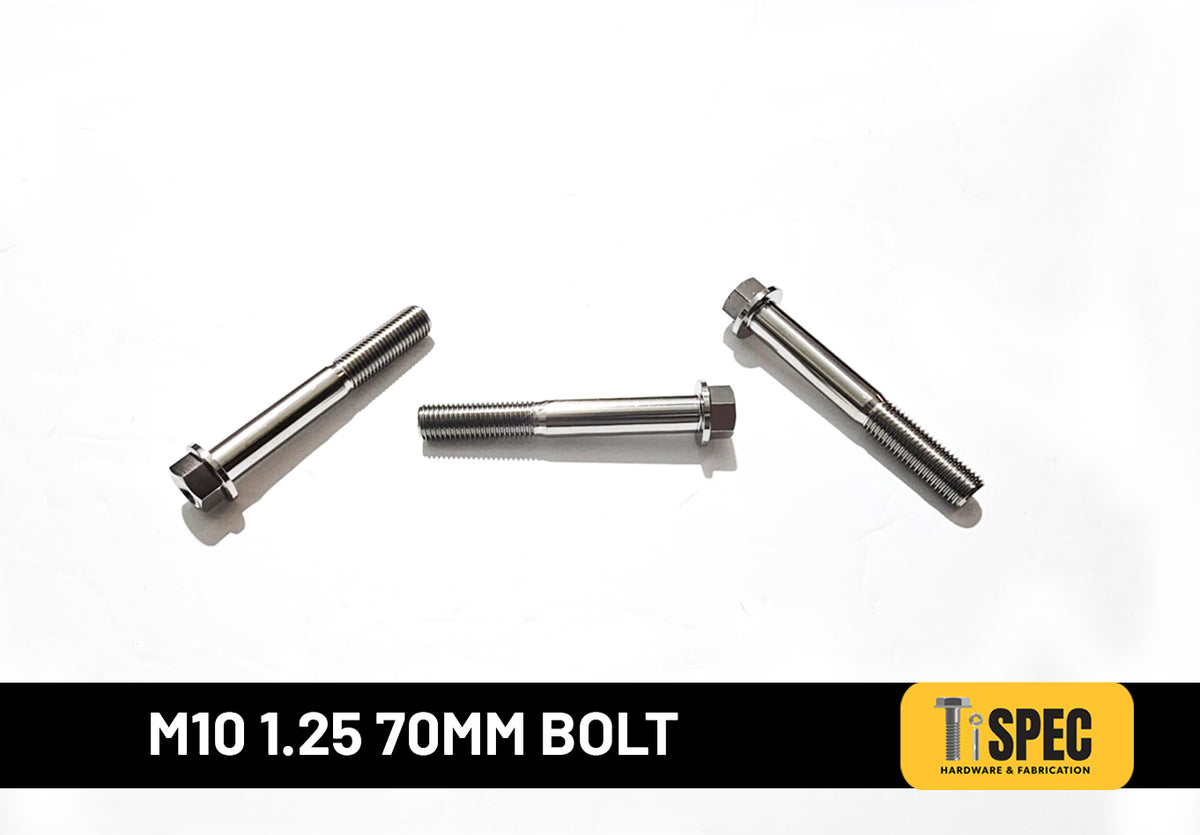 M10 Hex Flange Bolt 1.25 70mm image 0