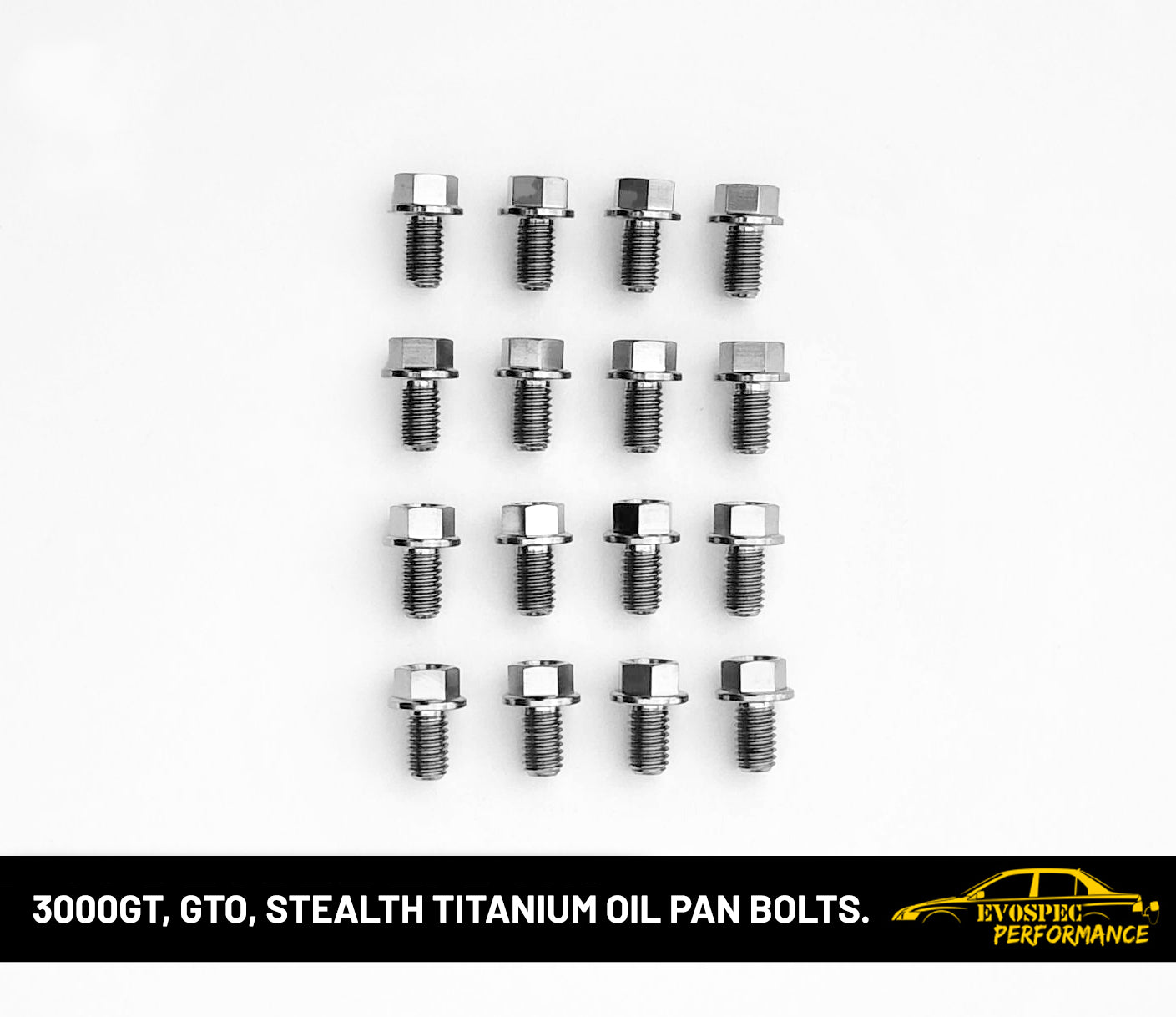 3000GT / GTO / Stealth Titanium oil pan bolts. image 0