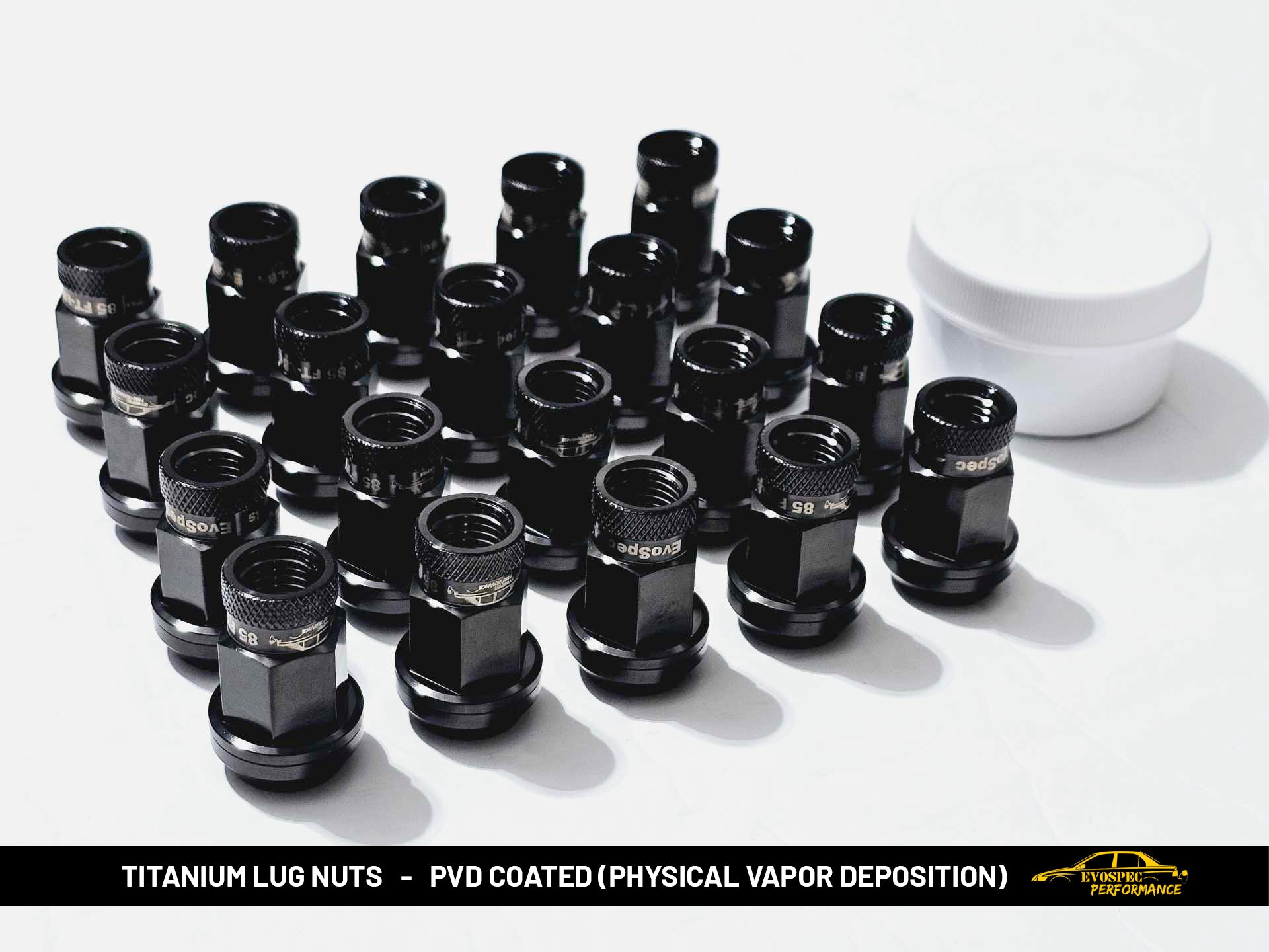 EvoSpec TITANIUM SHANK style floating washer lug nuts image 6