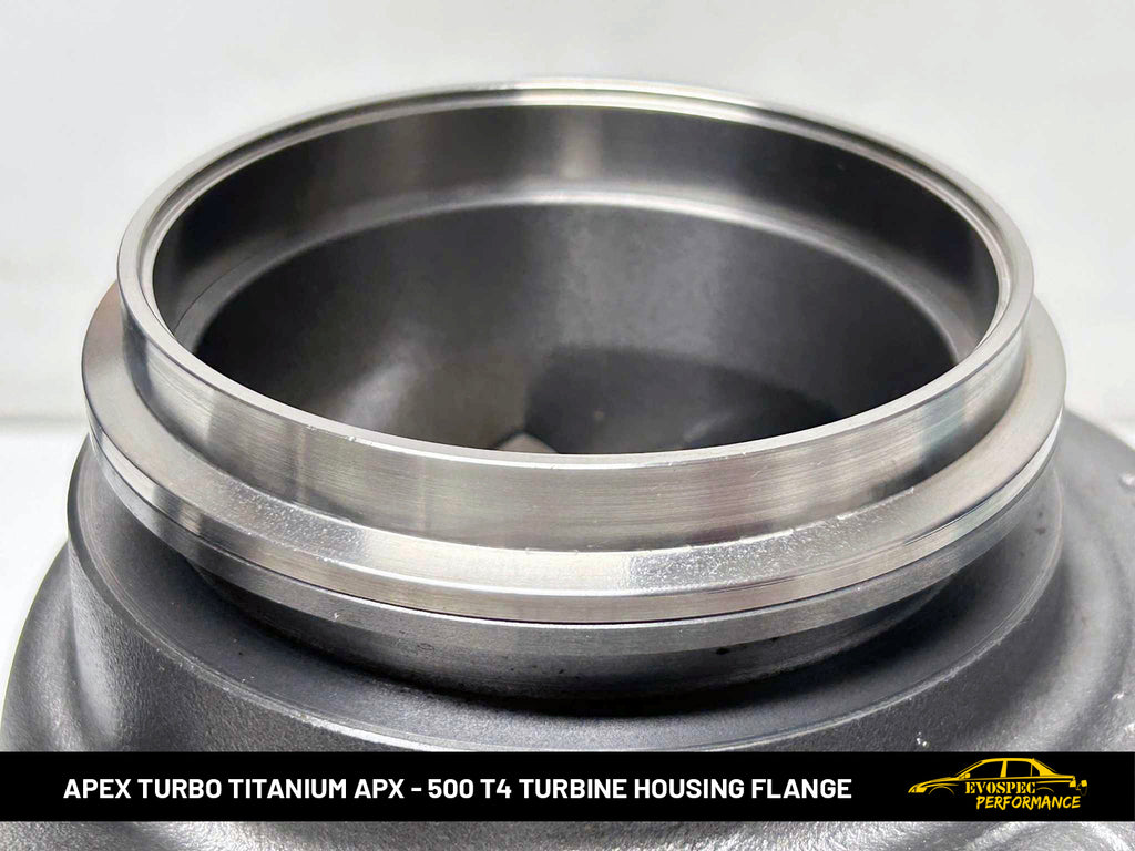 Apex Turbo Titanium APX - 500 T4 turbine housing flange image 2