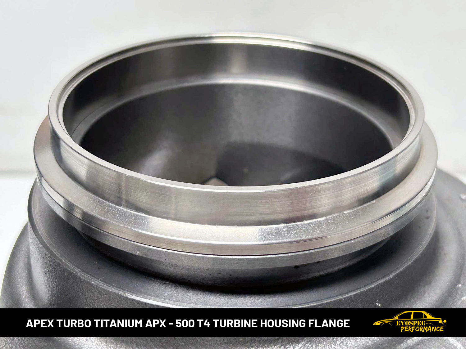Apex Turbo Titanium APX - 500 T4 turbine housing flange image 2