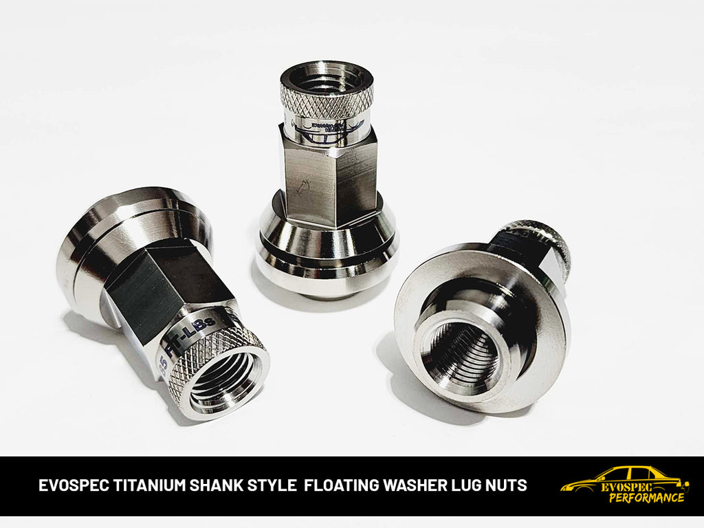 EvoSpec TITANIUM SHANK style floating washer lug nuts image 4