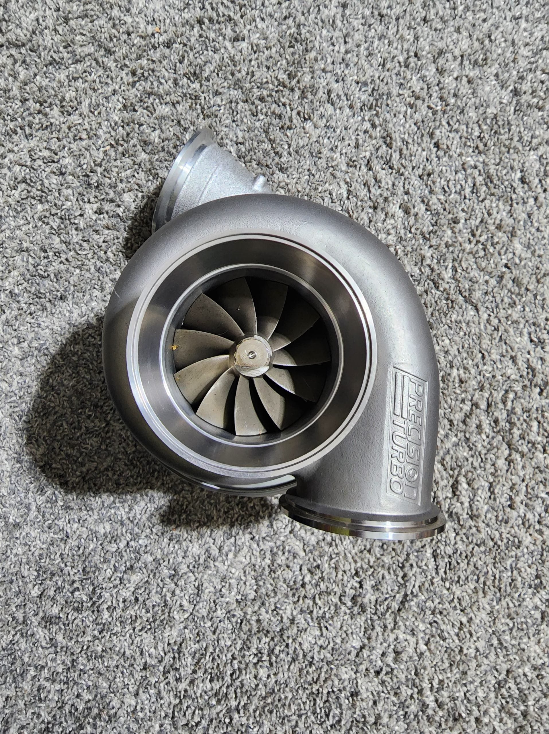 PTE sportsman V-band turbine housing flange to 4.0 inch tubing image 3