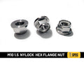 M10 1.5 Nylock Hex Flange Nut image 0
