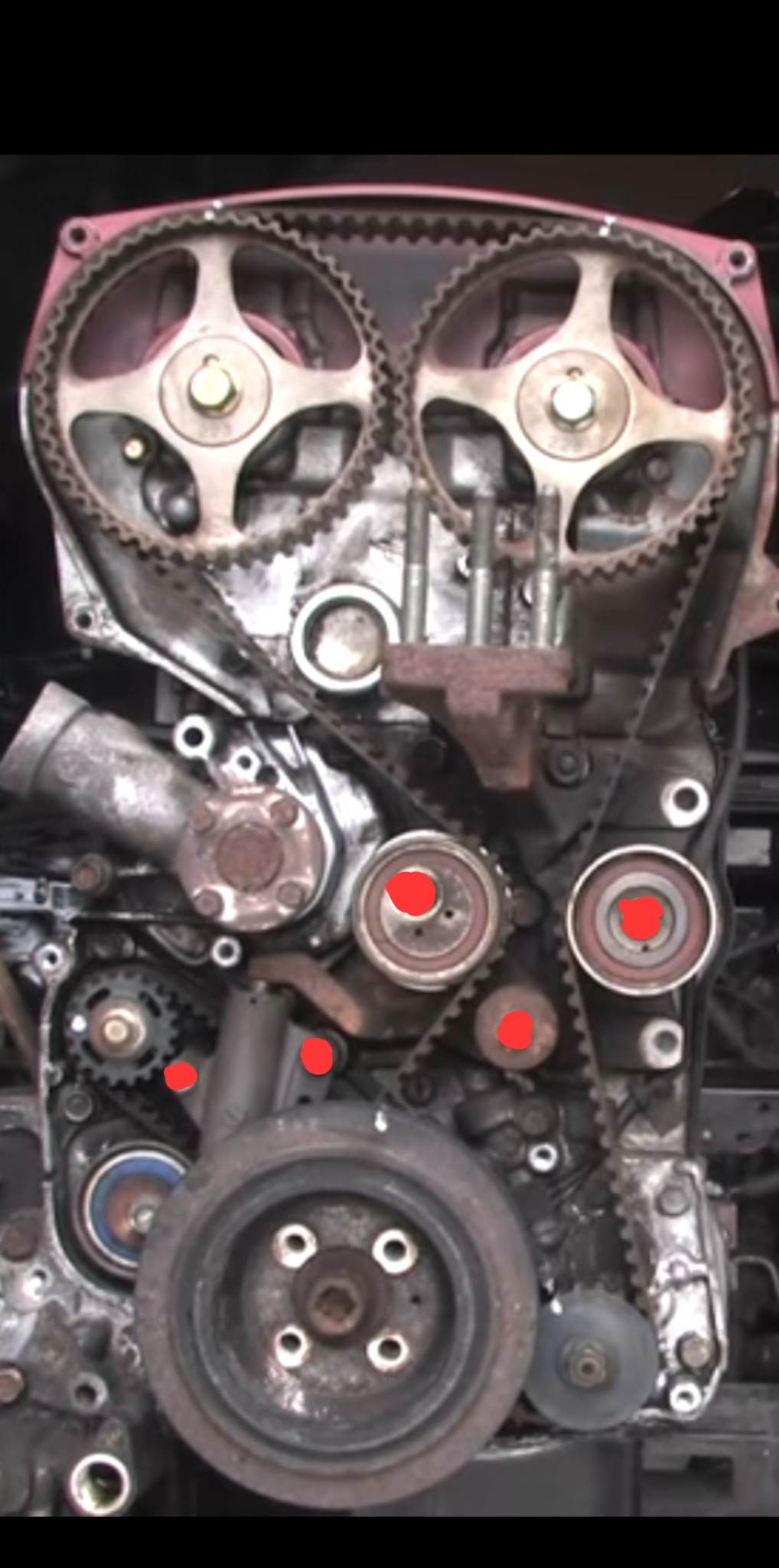Evo 7/8/9 Titanium Timing Component Hardware Kit image 1