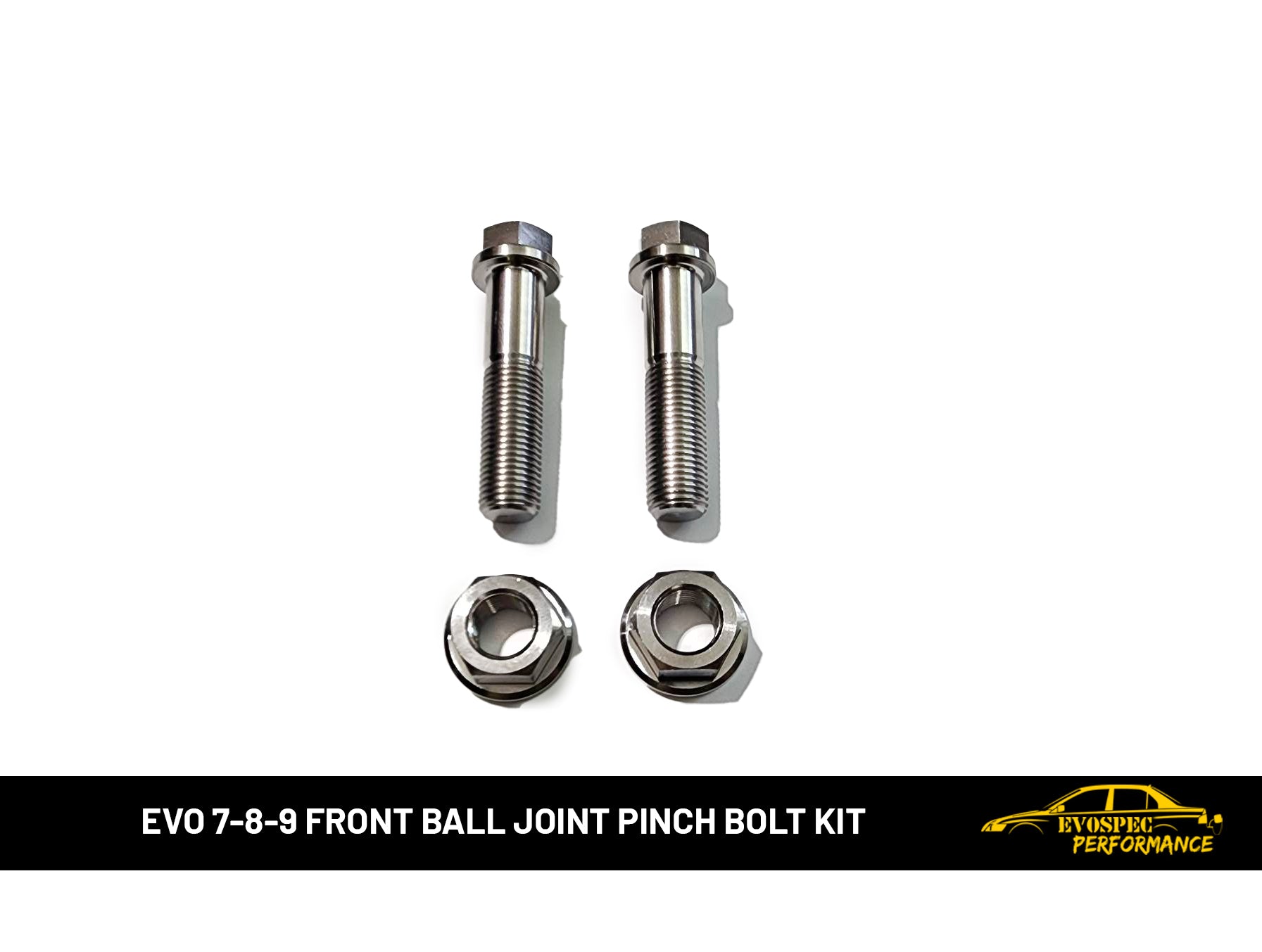 Evo 7-8-9 front ball joint pinch bolt kit image 0