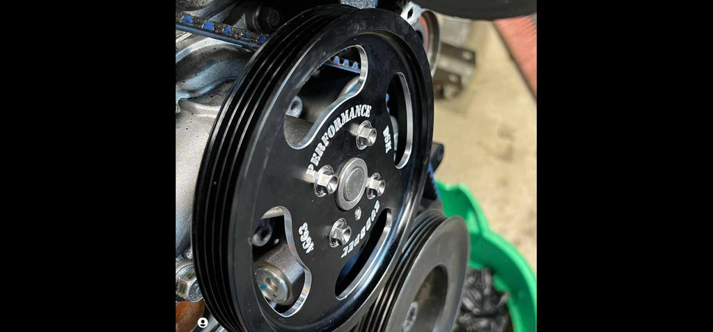 Billet Aluminum Underdrive Water Pump Pulley - DSM 1G/2G Evo 1 to 3 image 9