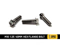 M10 Hex Flange Bolt 1.25 40mm image 0