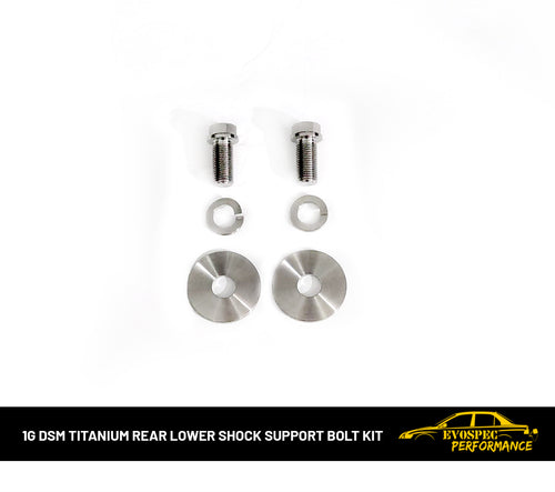 1G DSM Titanium Rear Lower Shock Support Bolt Kit image 0