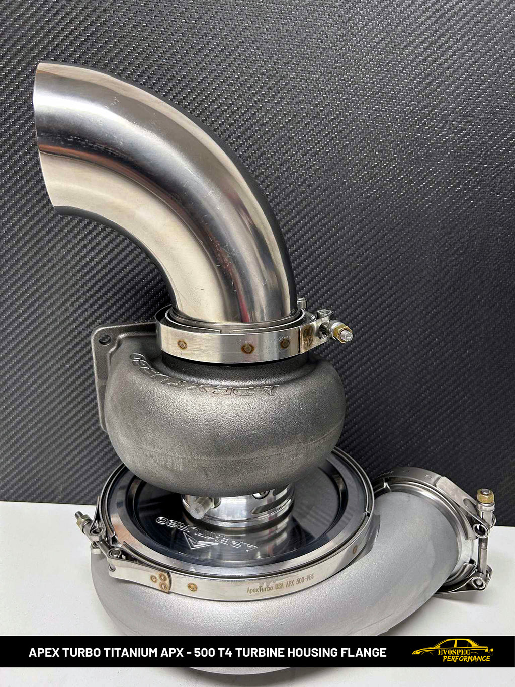 Apex Turbo Titanium APX - 500 T4 turbine housing flange image 6
