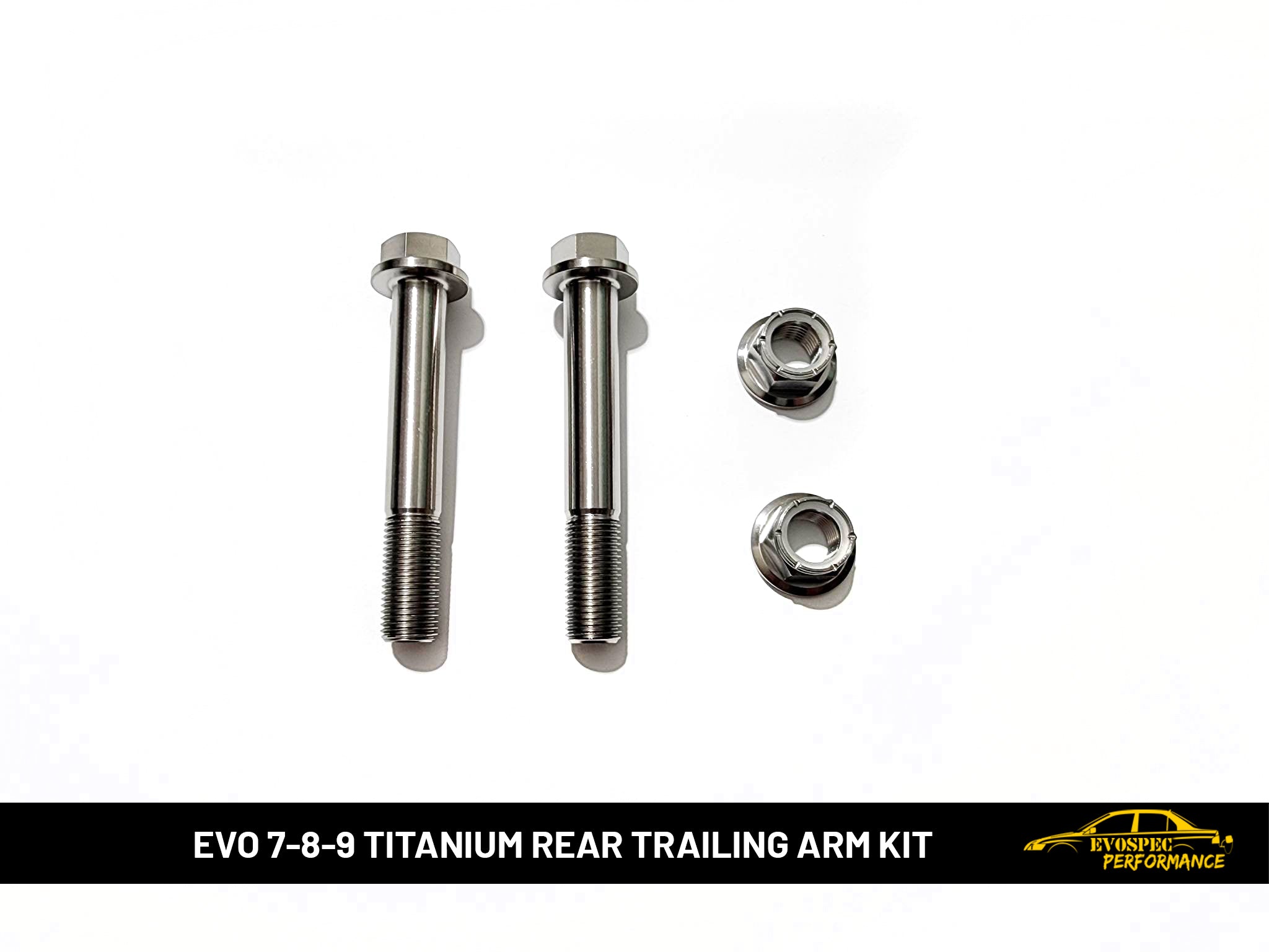 Evo 7-8-9 titanium rear trailing arm kit image 0
