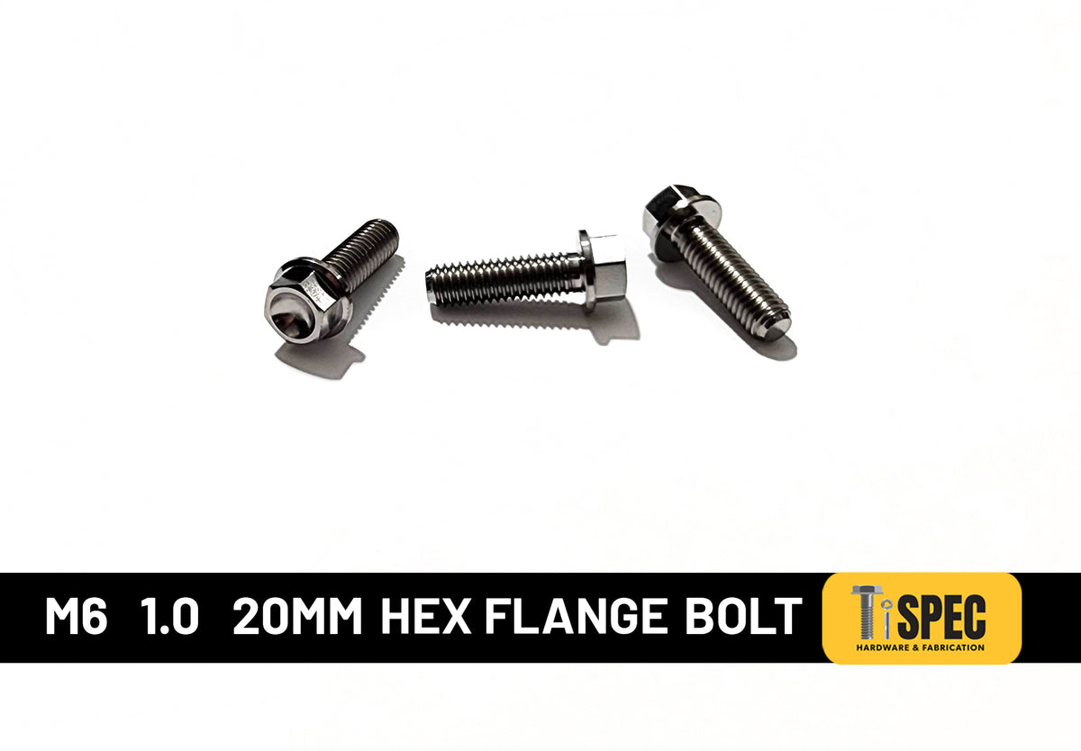 M6 Hex Flange Bolt 1.0 20mm image 0
