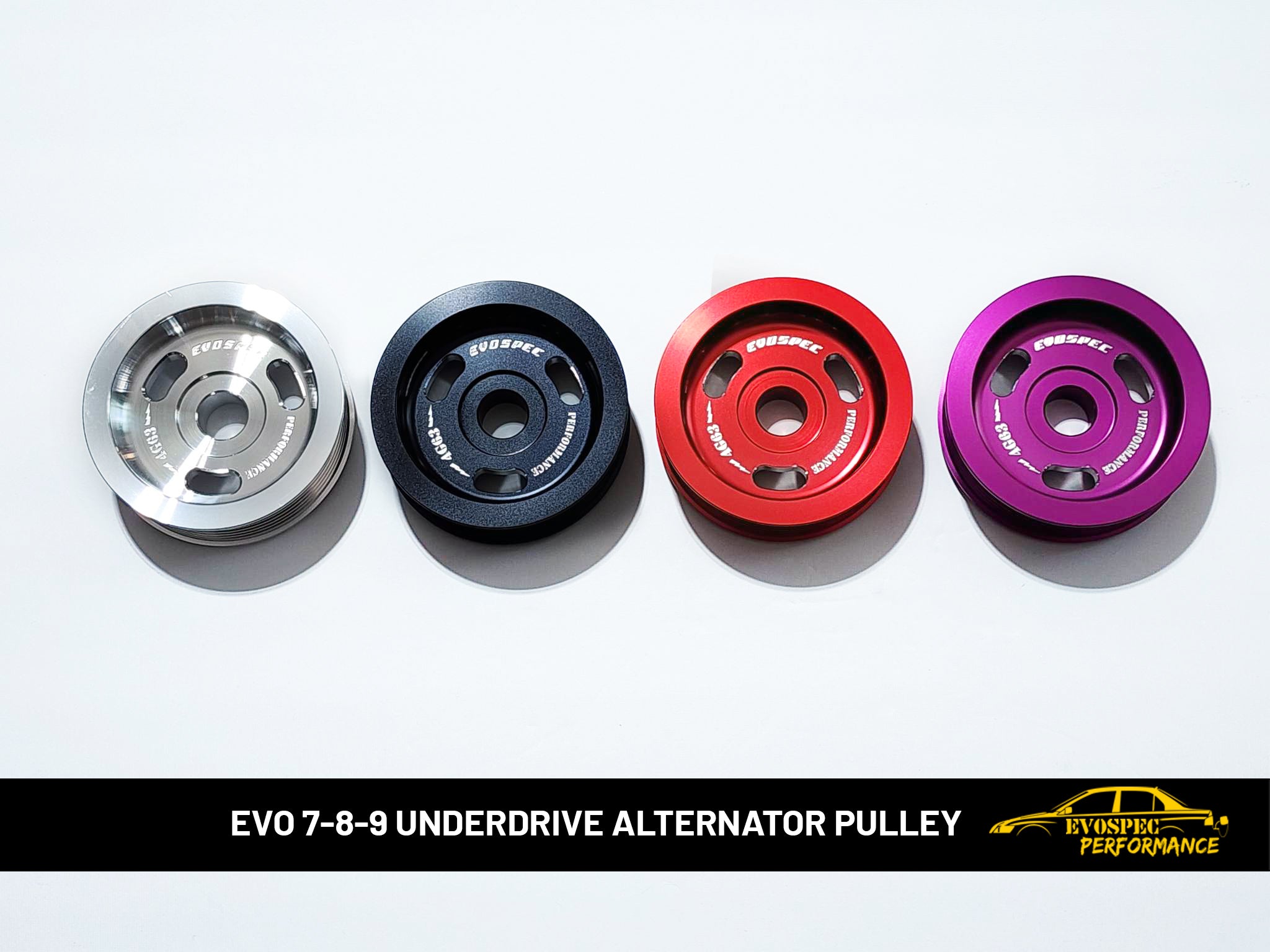Evo 7 -8 -9 Underdrive Alternator pulley image 9