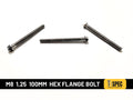 M8 Hex flange Bolt 1.25 100mm image 0