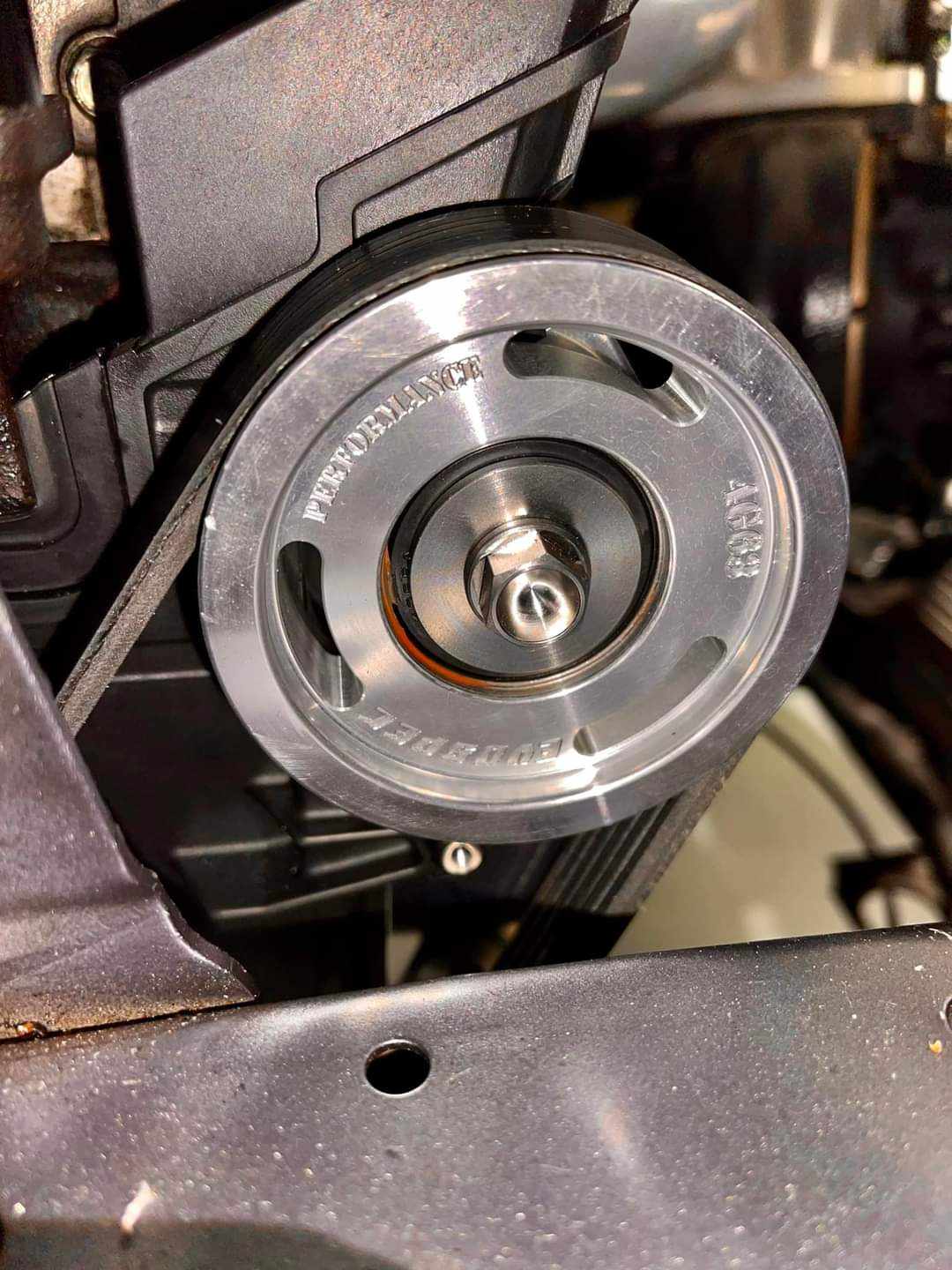 Billet Aluminum Power Steering Delete Pulley Kit - Evo 4/5/6/7/8/9 image 6